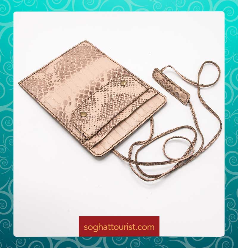 کیف پاسپورتی چرم بزی پیتون