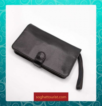 کیف مدارک کوچک چرم بزی