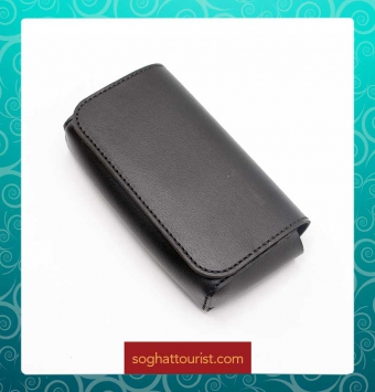 قاب عینک ساده چرم گاوی