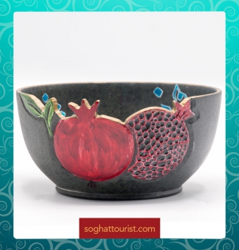 کاسه سنگی طرح انار