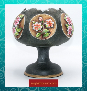 شکلات خوری سنگی طرح گل برجسته