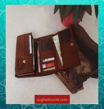 کیف پول چرم گاوی پریما