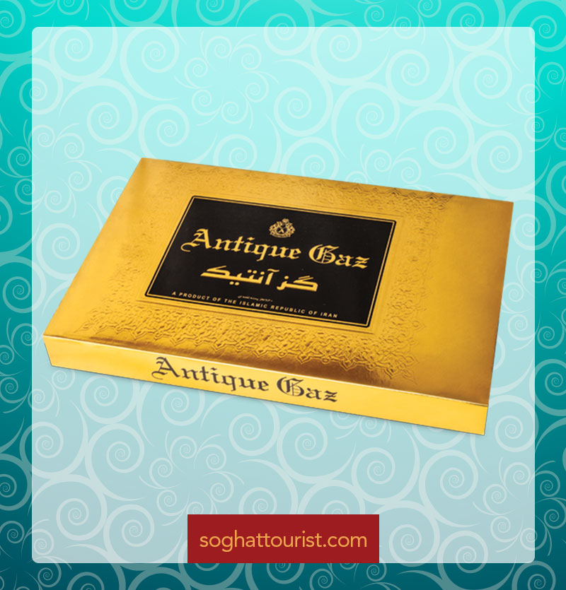 گز لقمه ای 40 درصد مغز پسته بیدمشکی