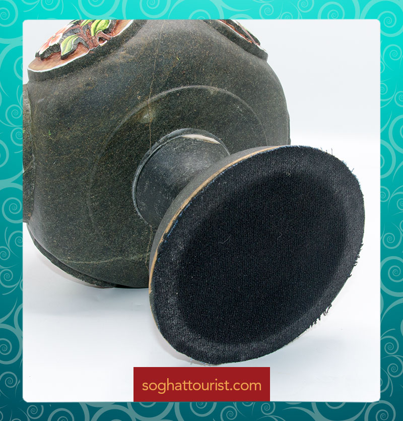 شکلات خوری سنگی طرح گل برجسته