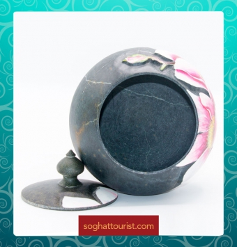 شکلات خوری سنگی طرح گل ماگنولیا