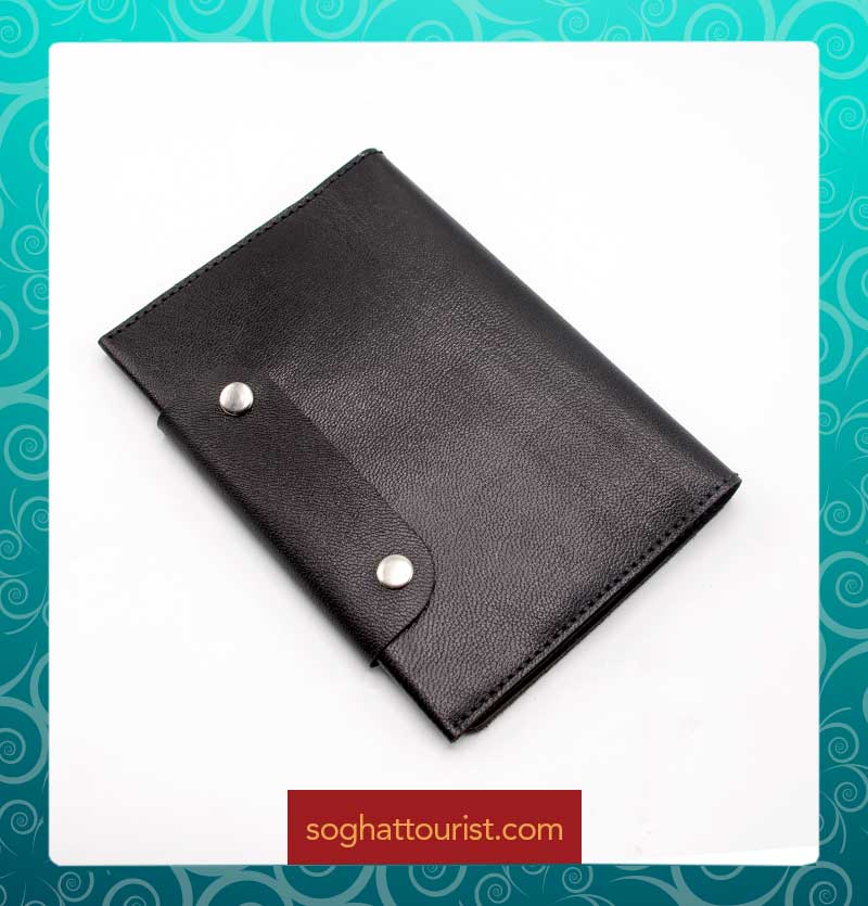 کیف موبایلی چرم بزی