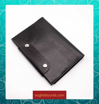 کیف موبایلی چرم بزی