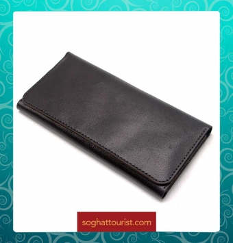 کیف چرم سه لت دسته چک