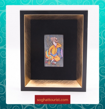 نقاشی مینیاتوری روی سنگ