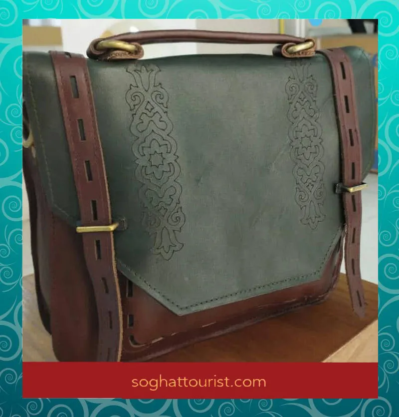 کیف دوشی چرم گاوی هورس