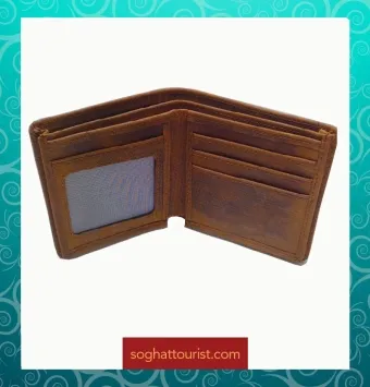 کیف جیبی چرم بزی