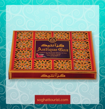 گز لقمه ای پسته ای 18 درصد آنتیک اصفهان