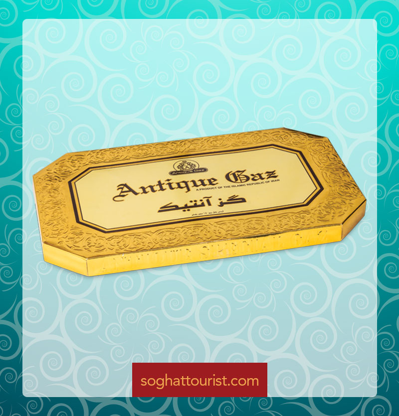 گز آردی گلریز مغز بادام 40 درصد آنتیک