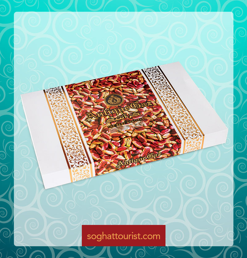 گز لقمه ای 28 درصد مغز پسته آنتیک