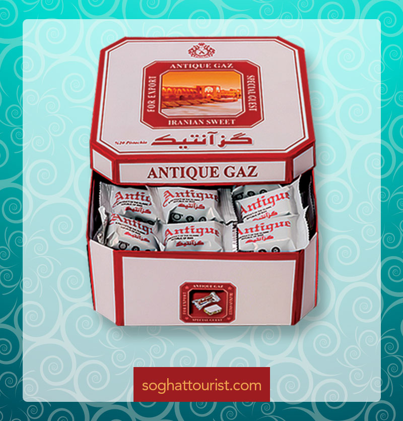 گز مغز پسته لقمه ای