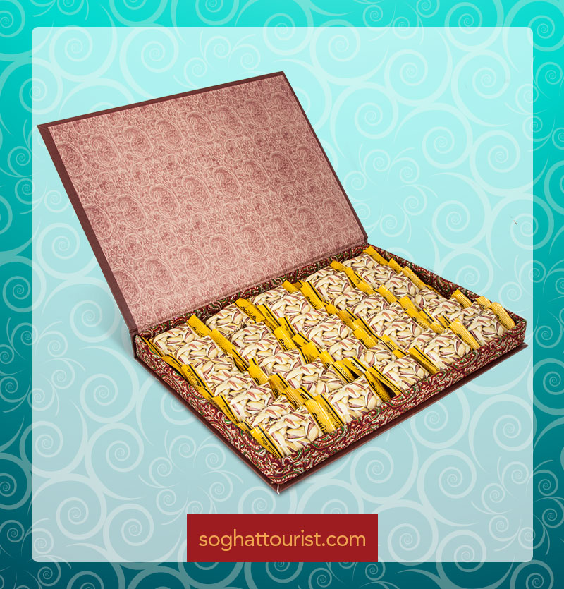 گز لقمه ای 35 درصد مغز پسته آنتیک