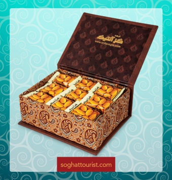 گز لقمه ای 30 درصد مغز بادام آنتیک