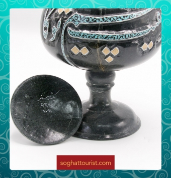 شکلات خوری با نقوش تذهیب ایرانی