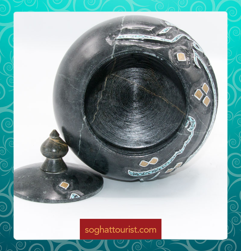 شکلات خوری با نقوش تذهیب ایرانی