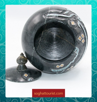 شکلات خوری با نقوش تذهیب ایرانی