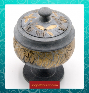 قندان و شکلات خوری کوچک پایه دار